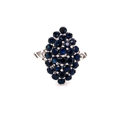 Blue sapphire 925 Silver Ring