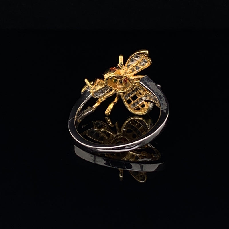 Lucky Bee 925 Silver Ring