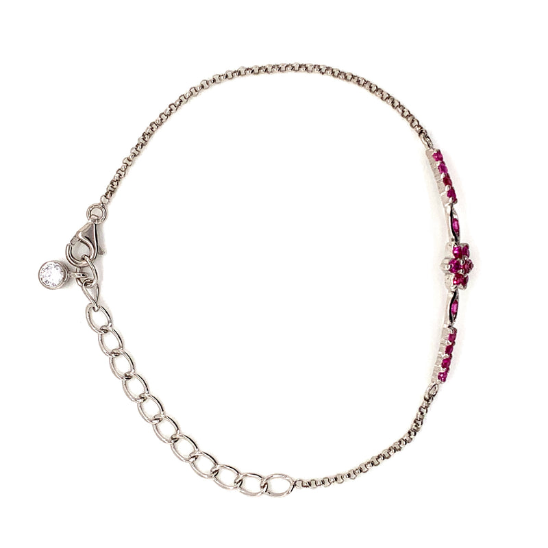 Ruby 925 Silver Bracelet