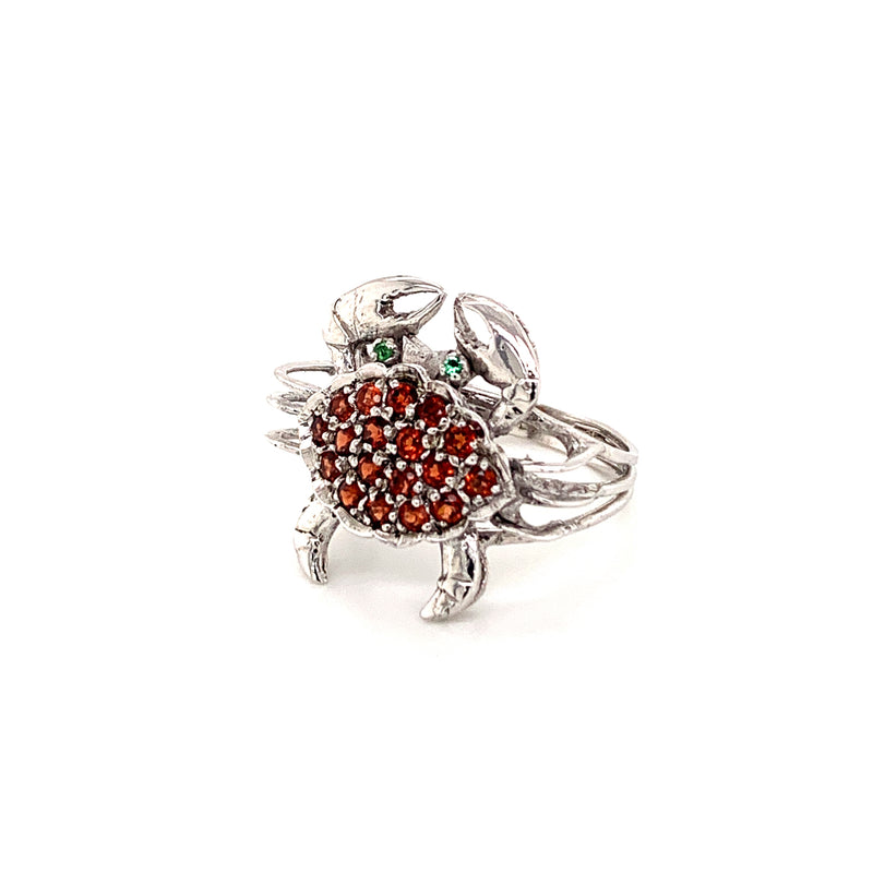 Lucky Crab Silver 925 Ring