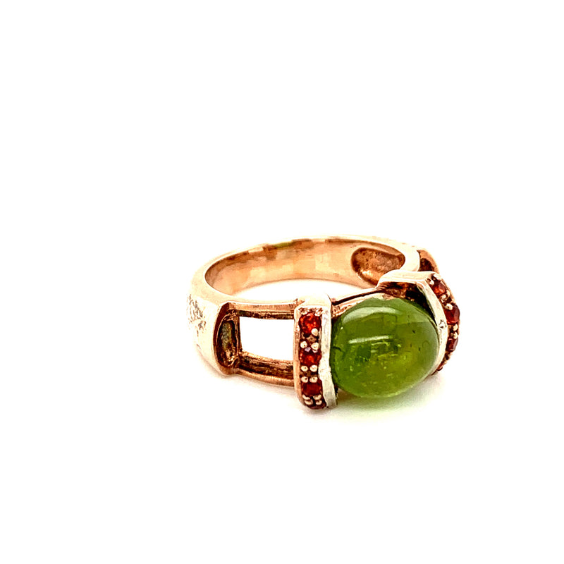 Peridot Silver Ring