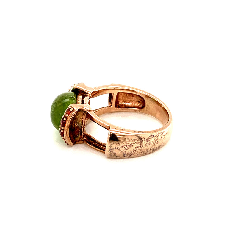 Peridot Silver Ring