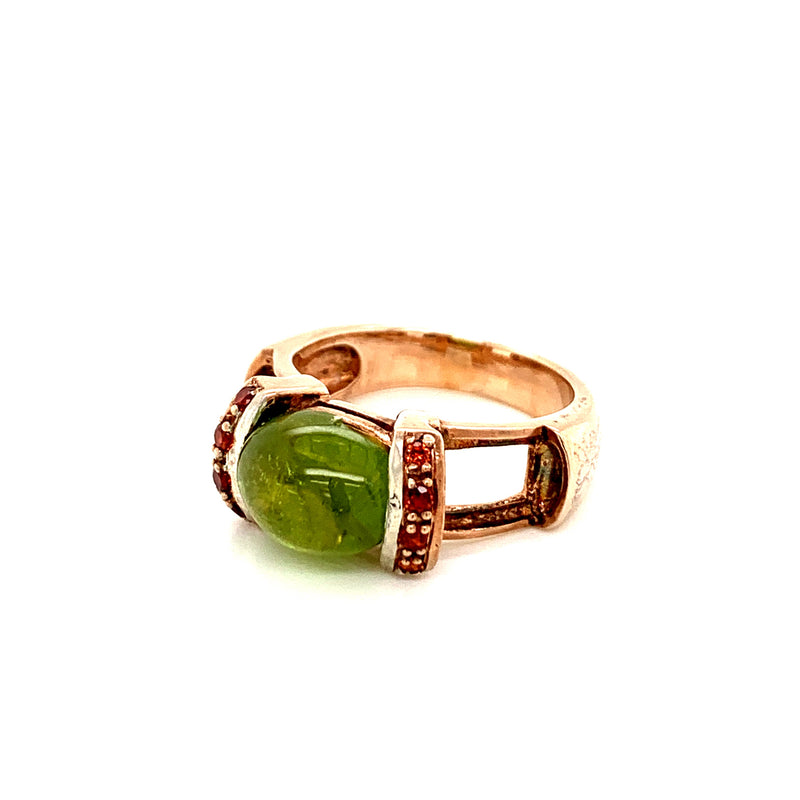 Peridot Silver Ring