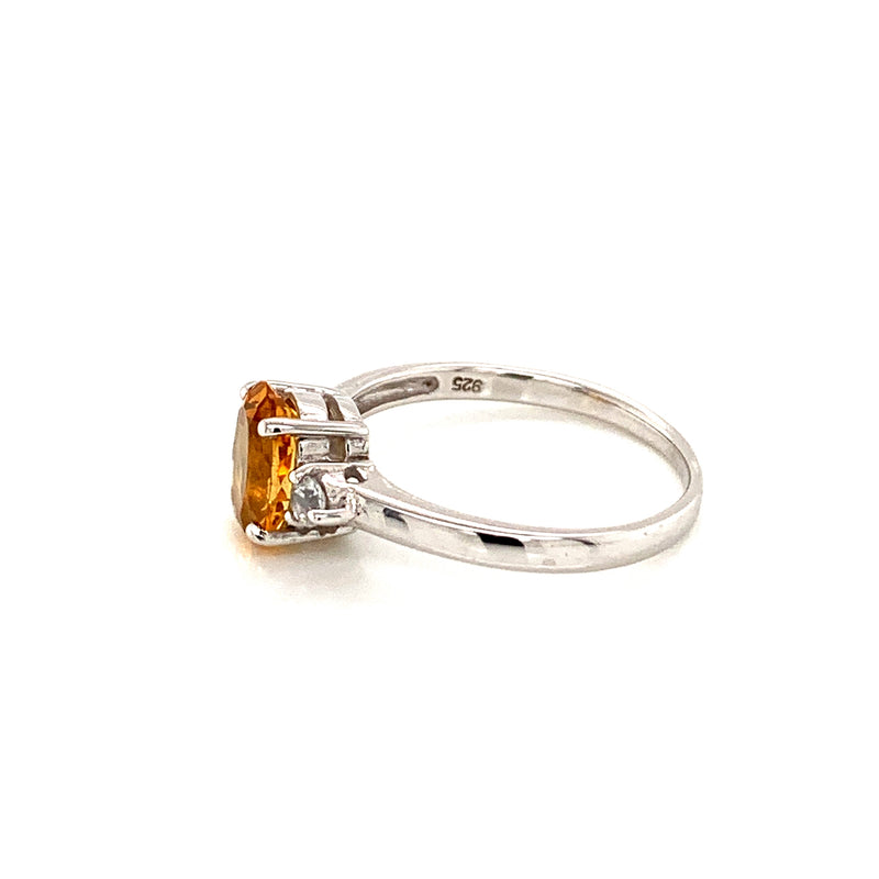 Citrine 925 Silver Ring4