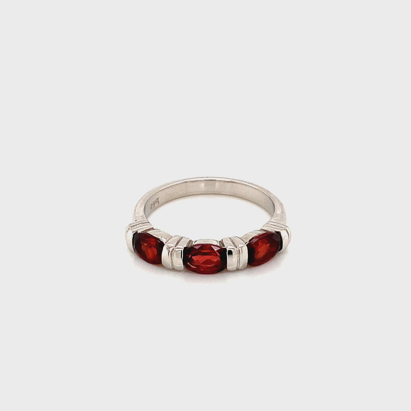 Rhodolite Garnet 925 Silver Ring