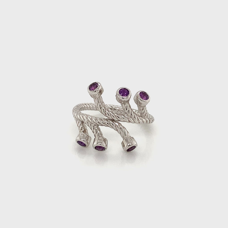 Amethyst 925 Silver Ring