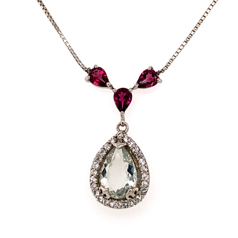 Aquamarine 925 Silver Pendant