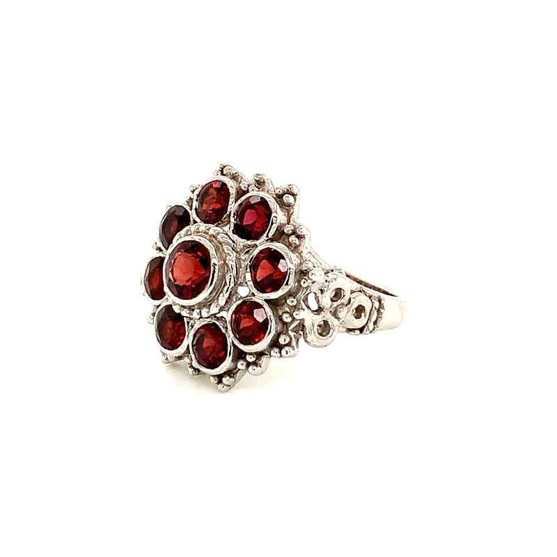 Rhodolite Garnet 925 Silver Ring