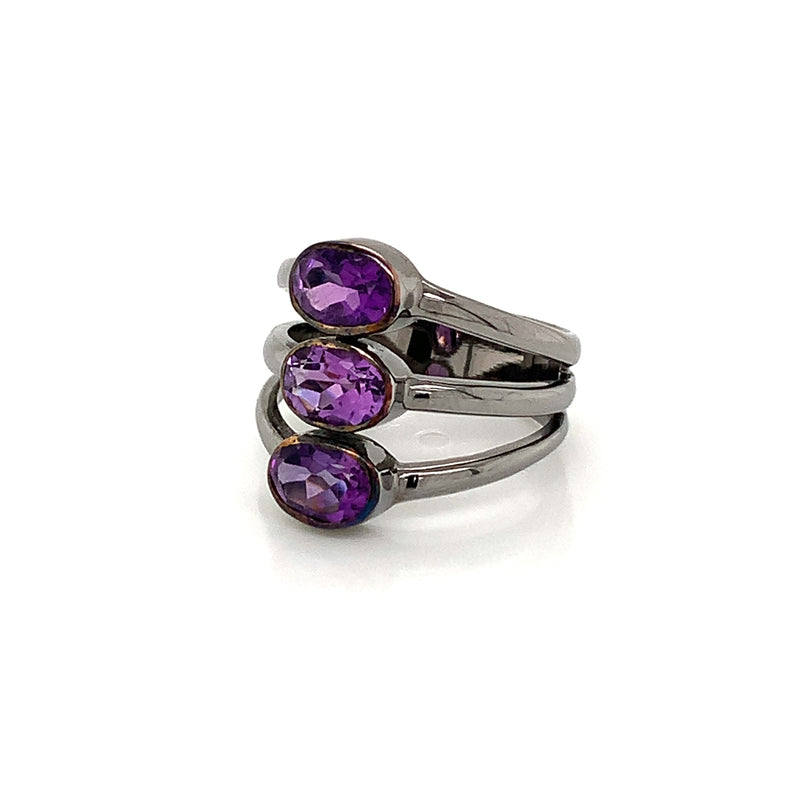 Amethyst 925 Silver Ring