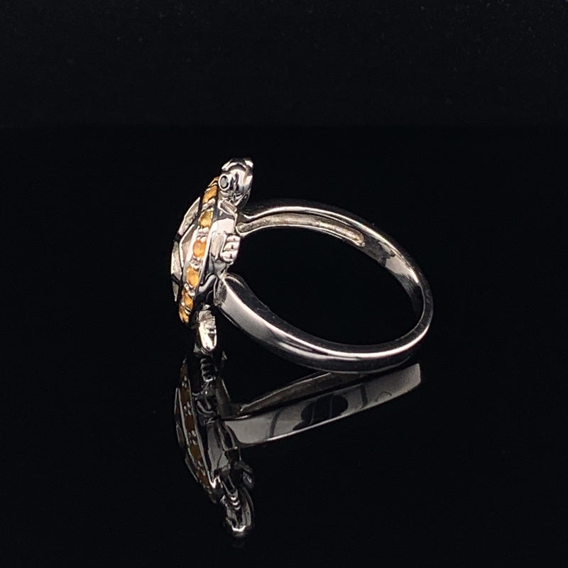 Lucky Turtle 925 Silver Ring
