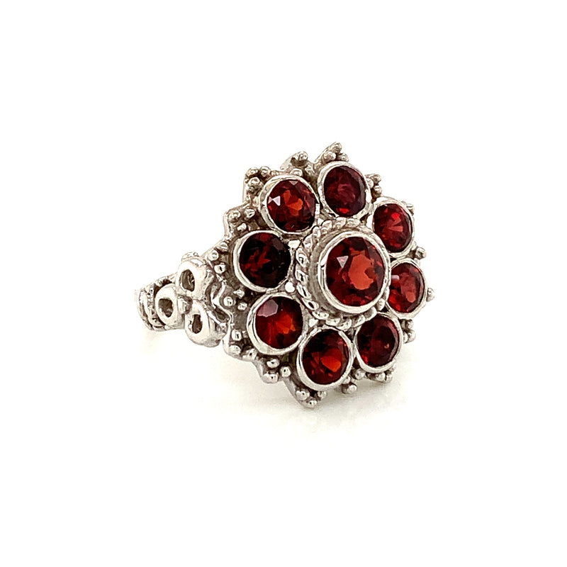 Rhodolite Garnet 925 Silver Ring
