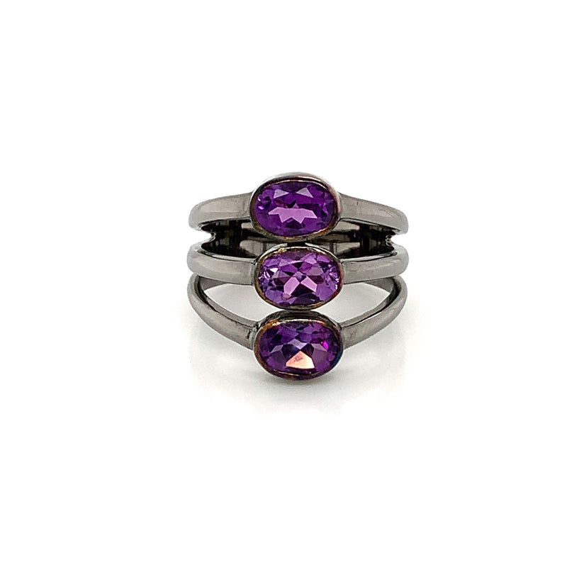 Amethyst 925 Silver Ring