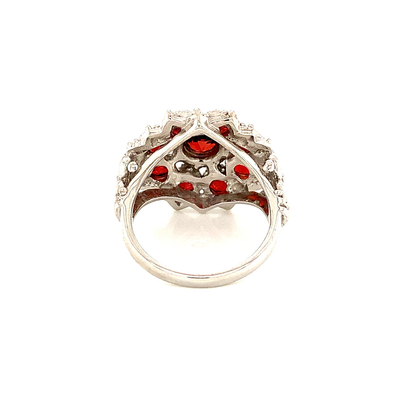 Rhodolite Garnet 925 Silver Ring