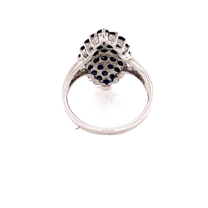 Blue sapphire 925 Silver Ring