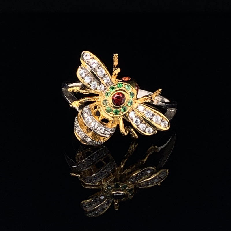 Lucky Bee 925 Silver Ring