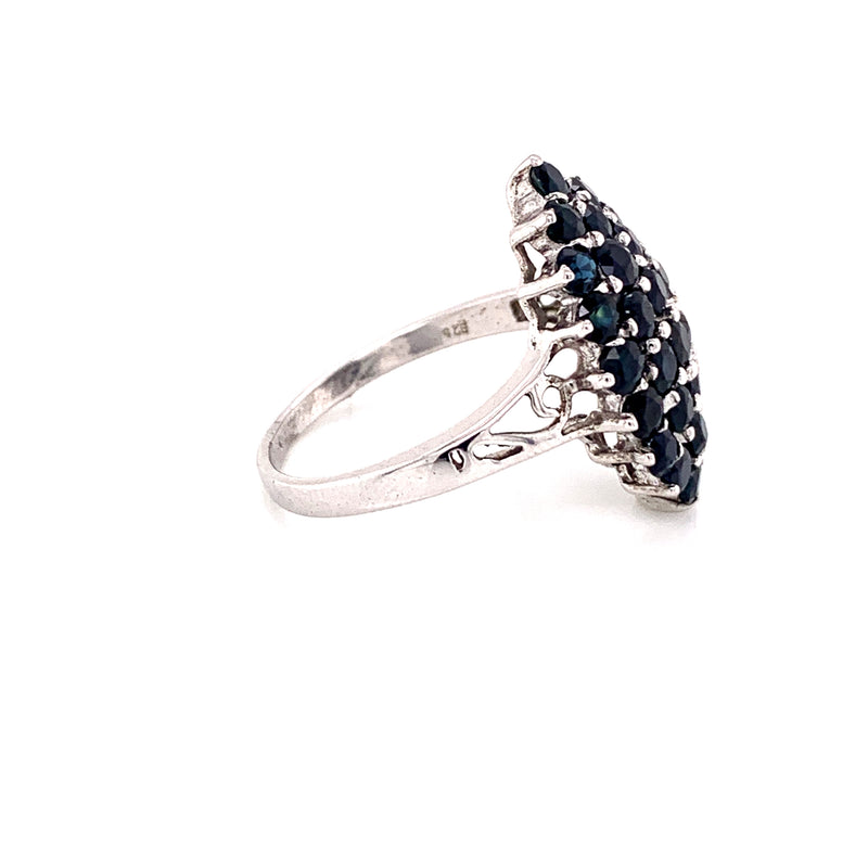 Blue sapphire 925 Silver Ring