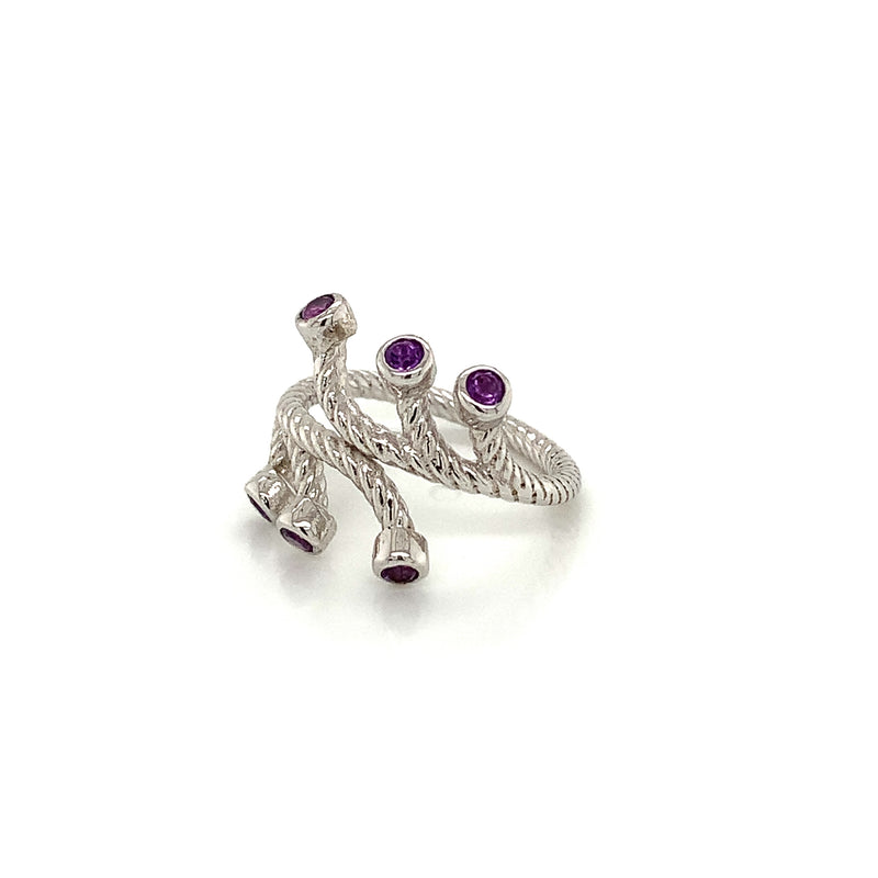 Amethyst 925 Silver Ring