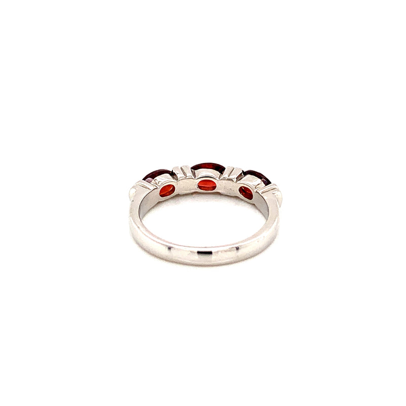 Rhodolite Garnet 925 Silver Ring
