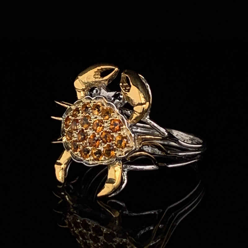 Lucky Crab 925 Silver Ring1