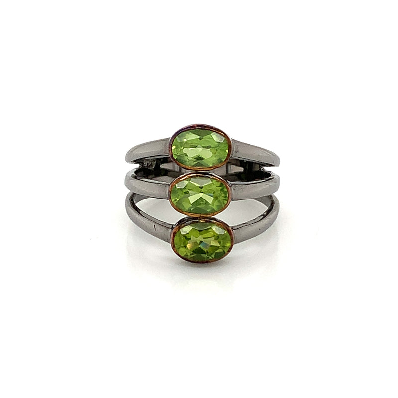 Peridot 925 Silver Ring