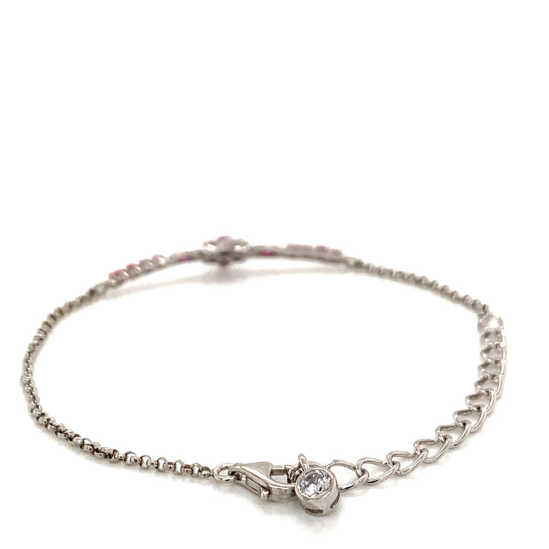 Ruby 925 Silver Bracelet