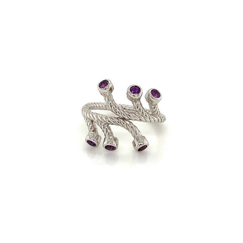 Amethyst 925 Silver Ring