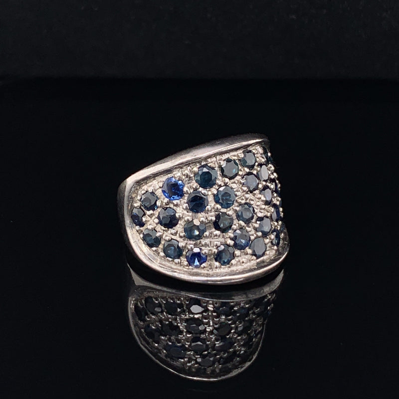 Blue Sapphire 925 Silver Ring