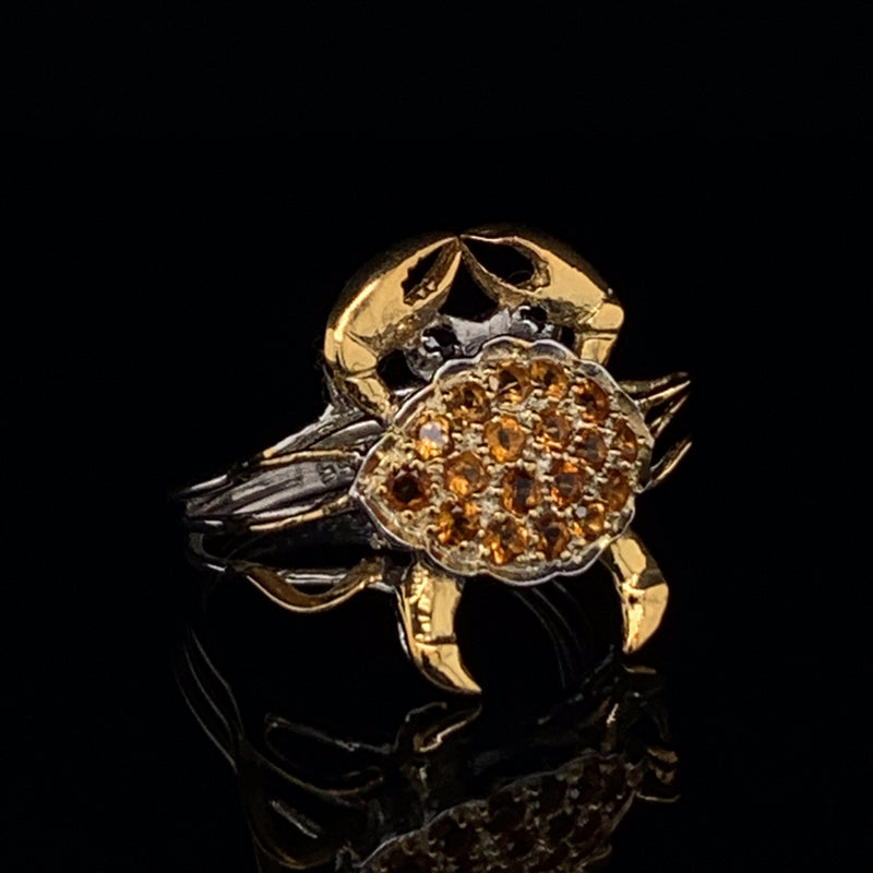 Lucky Crab 925 Silver Ring2