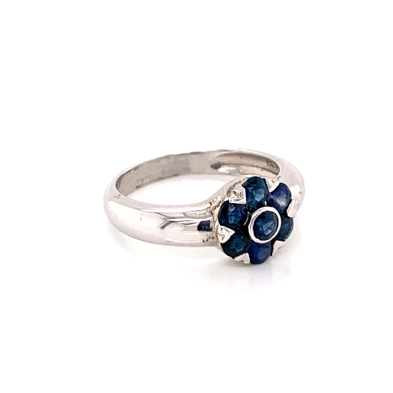 Blue Sapphire 925 Silver Ring
