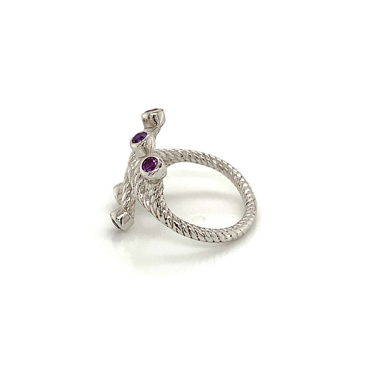 Amethyst 925 Silver Ring