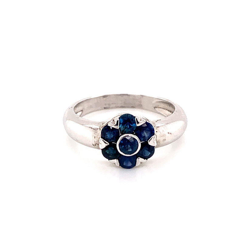 Blue Sapphire 925 Silver Ring