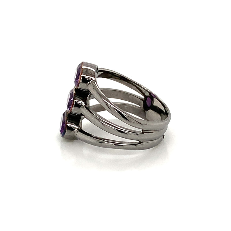 Amethyst 925 Silver Ring