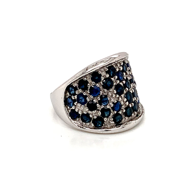 Blue Sapphire 925 Silver Ring