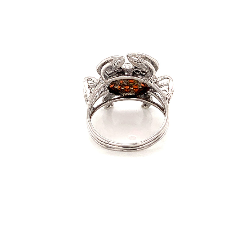Lucky Crab Silver 925 Ring