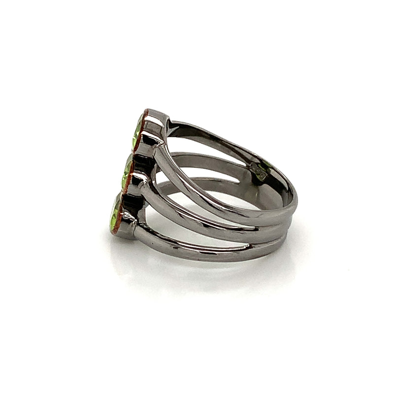 Peridot 925 Silver Ring