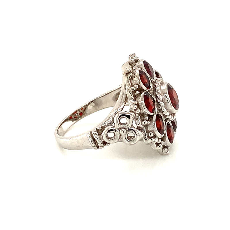 Rhodolite Garnet 925 Silver Ring