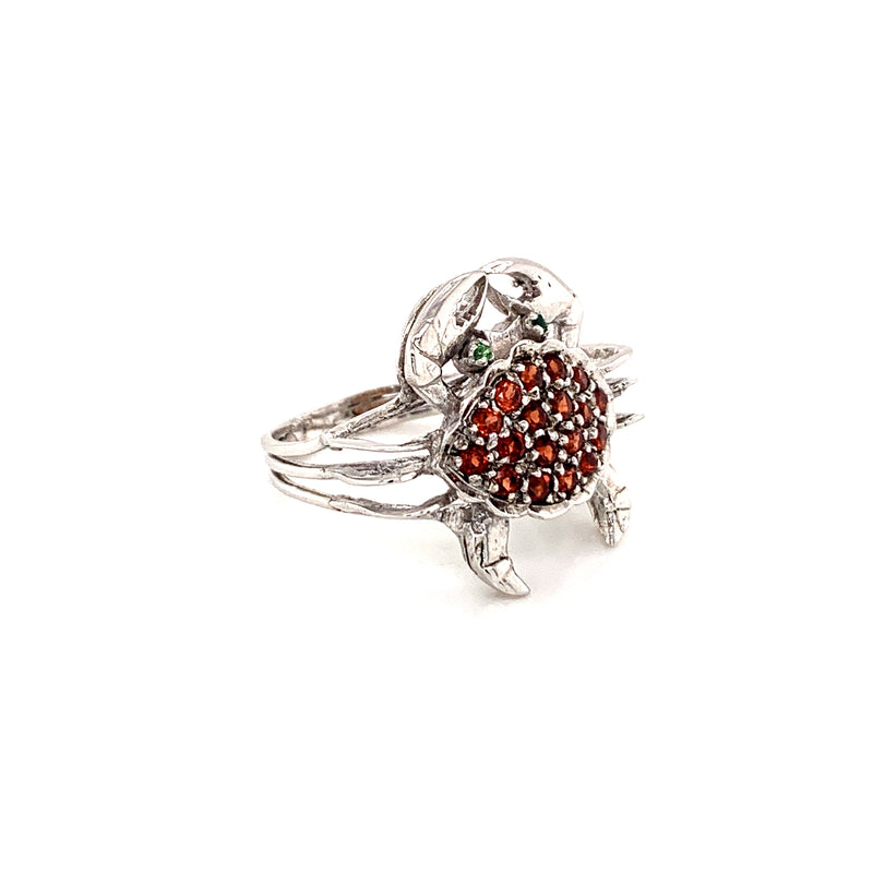 Lucky Crab Silver 925 Ring