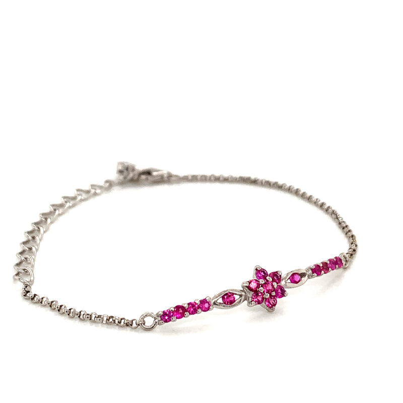 Ruby 925 Silver Bracelet