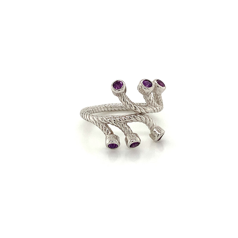 Amethyst 925 Silver Ring