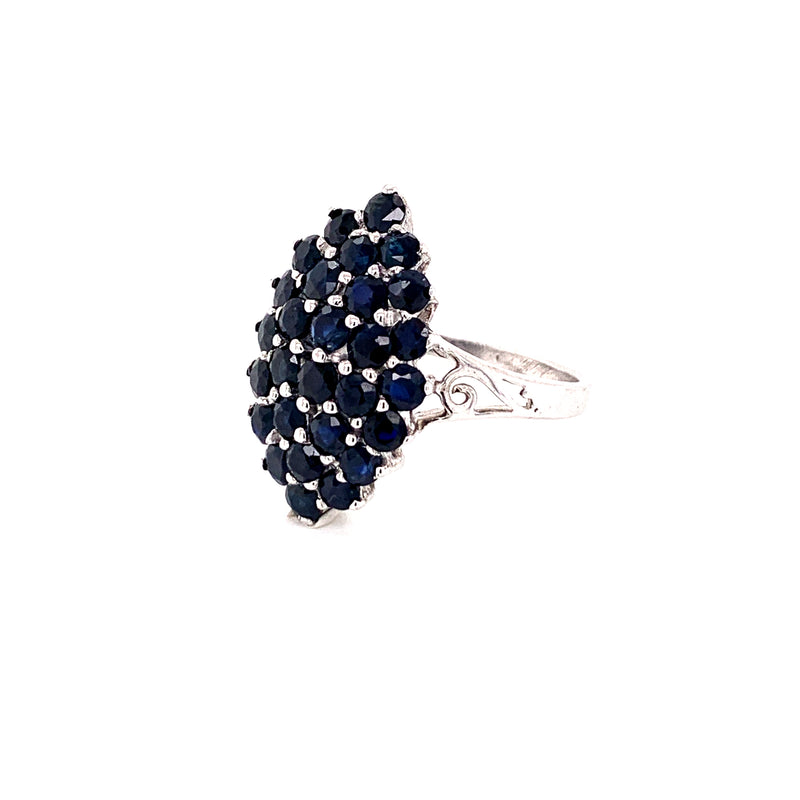 Blue sapphire 925 Silver Ring