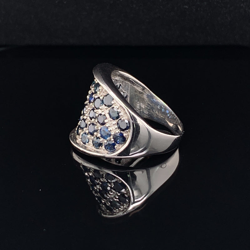 Blue Sapphire 925 Silver Ring