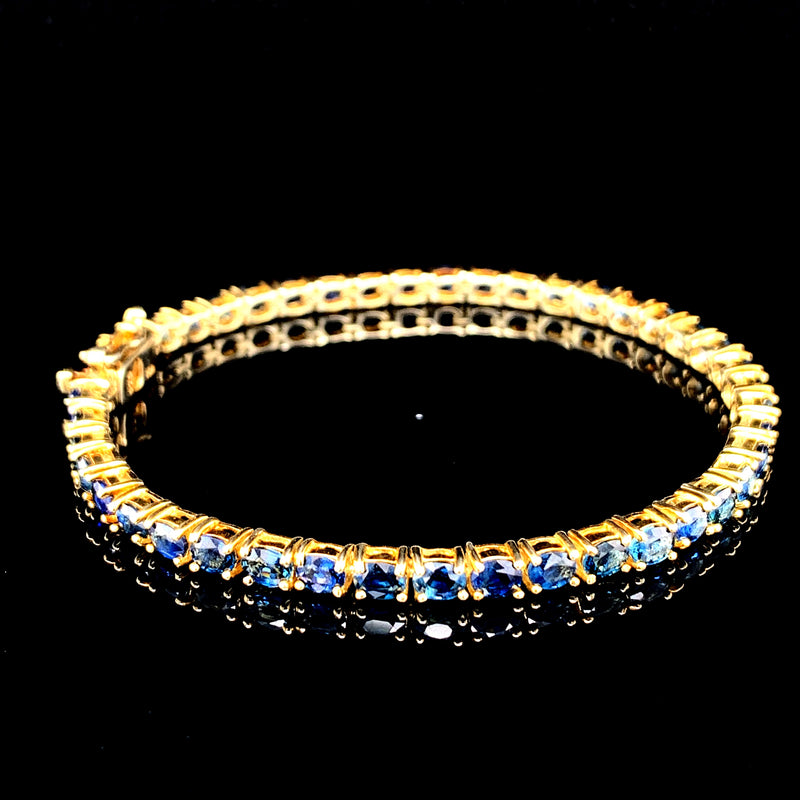 Natural Blue Sapphire  Bracelet