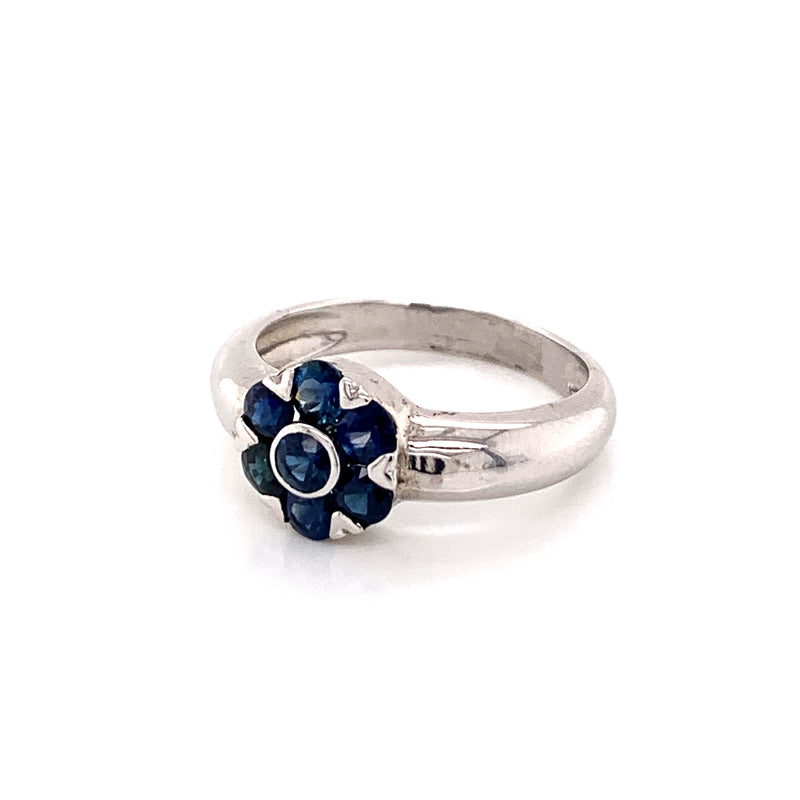 Blue Sapphire 925 Silver Ring