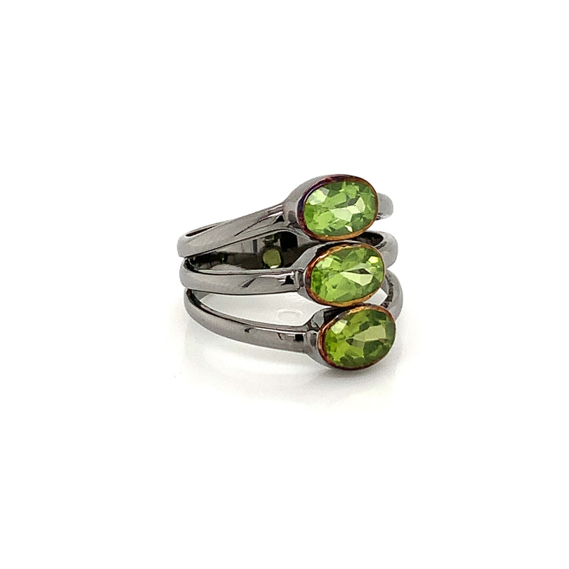 Peridot 925 Silver Ring