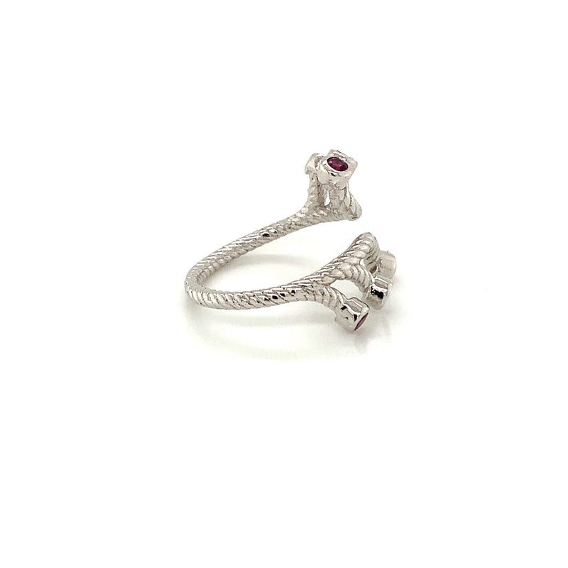 Rhodolite Garnet 925 Silver Ring