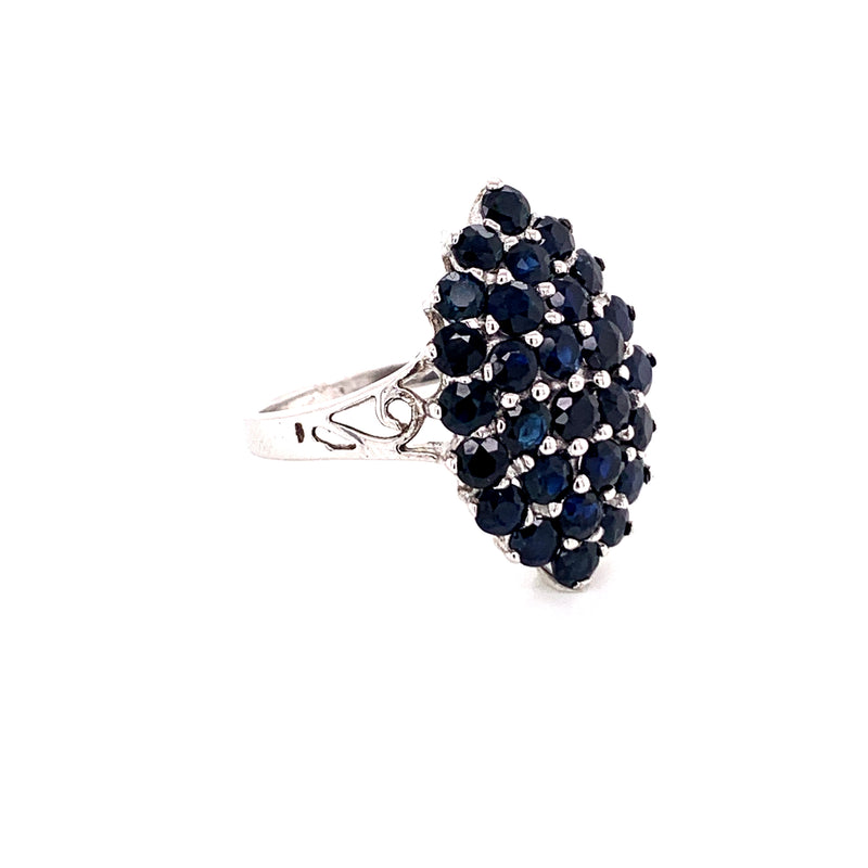 Blue sapphire 925 Silver Ring